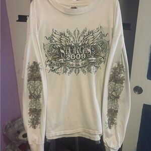 White Sturgis 2009 Graphic Long Sleeve Shirt